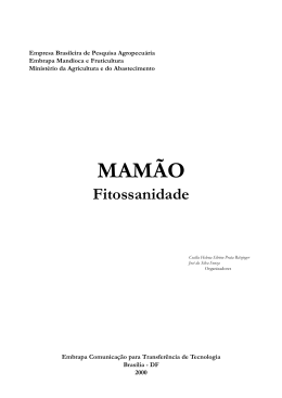 Mam&atilde;o Fitossanidade
