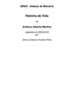 Livro - Aldeias de Memória