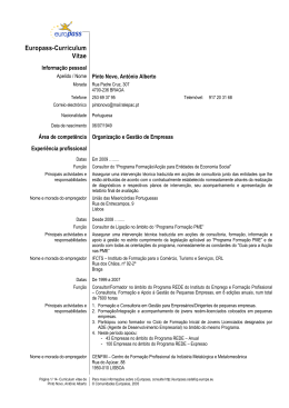 Europass-Curriculum Vitae