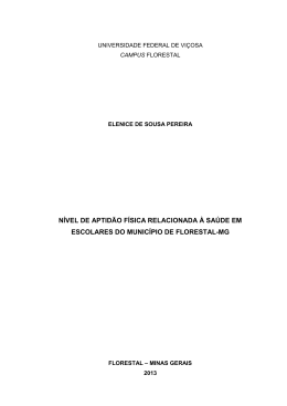 nível de aptidão física relacionada à saúde em escolares do