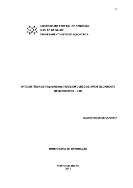 aptid&atilde;o f&iacute;sica de policiais militares em curso de aperfei&ccedil;oamento