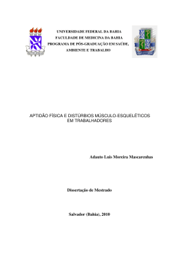 APTID&Atilde;O F&Iacute;SICA E DIST&Uacute;RBIOS M&Uacute;SCULO