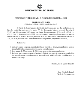 Portaria de Nomea&ccedil;&atilde;o (PDF - 179 KB)