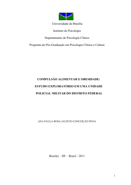 (Disserta&ccedil;&atilde;o Agosto 2011) - Universidade de Bras&iacute;lia
