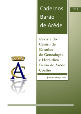 Revista do Centro de Estudos de Genealogia e