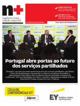 Portugal abre portas ao futuro dos serviços partilhados