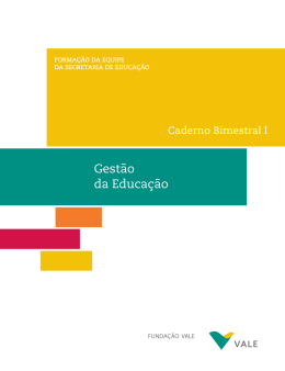 Gest&atilde;o da Educa&ccedil;&atilde;o