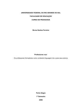 Professores nus: os professores formadores como conte&uacute;do