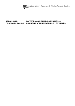 JPRBalula (2007) - Reposit&oacute;rio Cient&iacute;fico do Instituto Polit&eacute;cnico