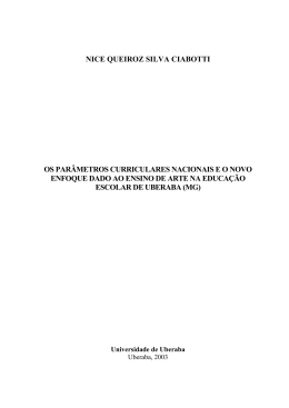 ELEMENTOS B&Aacute;SICOS DE UMA DISSERTA&Ccedil;&Atilde;O