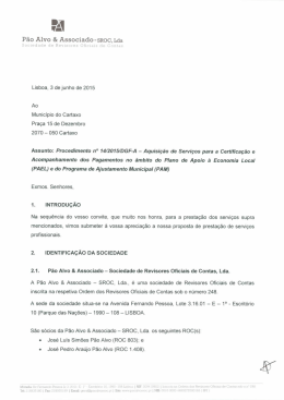 Proposta adjudicada