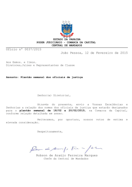 De 18 a 20 de fevereiro de 2015