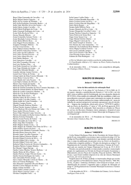 Di&aacute;rio da Rep&uacute;blica, 2.&ordf; s&eacute;rie &mdash; N.&ordm; 250 &mdash; 29 de dezembro de