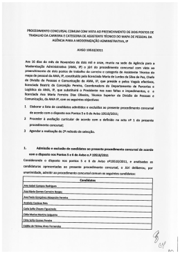 Acta n.&ordm; 2 - Ag&ecirc;ncia para a Moderniza&ccedil;&atilde;o Administrativa