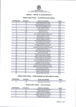 Resultado final - Procuradoria