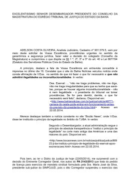 Segundo documento obtido pelo Bahia Notícias