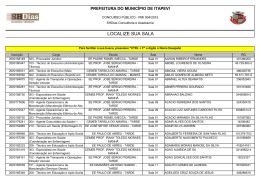 LOCALIZE SUA SALA