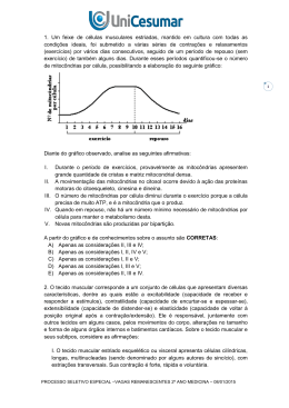 1. Um feixe de células musculares estriadas, mantido em