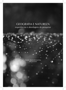 GEOGRAFIA E NATUREZA