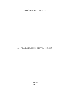 ANDR&Eacute; APARECIDO DA SILVA APOSTILA B&Aacute;SICA