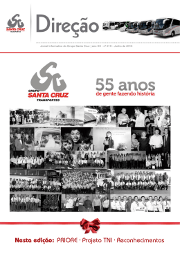 Edi&ccedil;&atilde;o Maio/junho - Via&ccedil;&atilde;o Santa Cruz