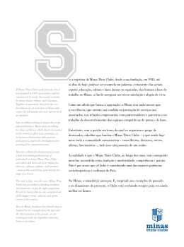 Veja a apresenta&ccedil;&atilde;o Minas TC