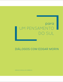Para um pensamento do sul : di&aacute;logos com