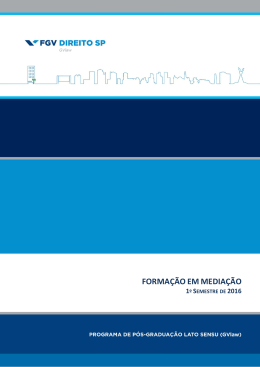 forma&ccedil;&atilde;oemmedia&ccedil;&atilde;o - FGV DIREITO SP