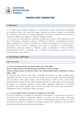 regras dos cursos erc - Conselho Português de Ressuscitação
