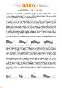 7 - A din&acirc;mica do atropelamento