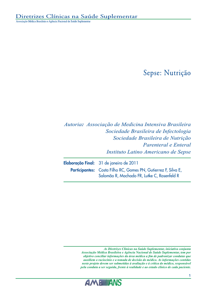 Microvascular na sepse disfunção