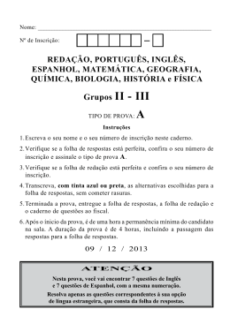 Grupos II - III