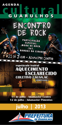 julho | 2013 - Prefeitura de Guarulhos