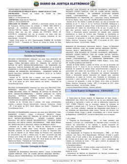 Supervis&atilde;o dos Juizados Especiais Turma Recursal &Uacute;nica