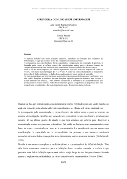 2679 APRENDER A COMUNICAR EM ENFERMAGEM Ana Isabel