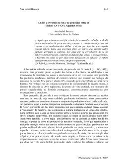 Ana Isabel Buescu eHumanista: Volume 8, 2007 143 Livros e