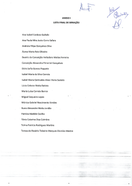 ANEXO l LISTA FINAL DE SERIA&Ccedil;&Atilde;O Ana Isabel Cardoso Quitan