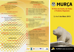 ix feira do azeite, do vinho e produtos regionais de mur&ccedil;a