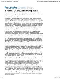 Foucault e o islã, mistura explosiva - Estadao.com.br