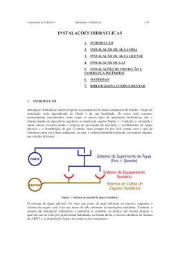 Instala&ccedil;&otilde;es Hidr&aacute;ulicas - drb