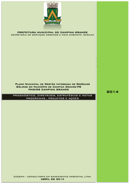 Diagn&oacute;stico da situa&ccedil;&atilde;o atual dos res&iacute;duos