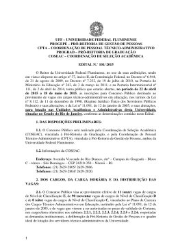 Edital - Uff - Universidade Federal Fluminense