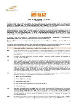 Edital HOSPITAL HOB 2014 - REVISADO - 25 11