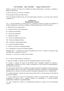 Plano de Carreira - Lei 15.470