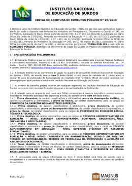 Edital - Magnus Concursos