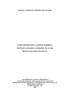 comunidade dom ant&ocirc;nio barbosa