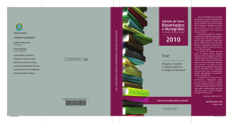 Disserta&ccedil;&otilde;es - Biblioteca Digital do Senado Federal