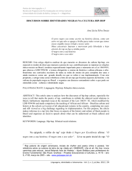 discursos sobre identidades negras na cultura hip-hop