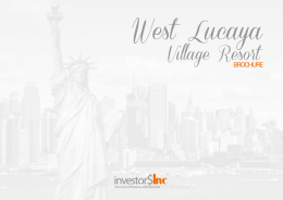 Brochure - West Lucaya Village Resort.cdr