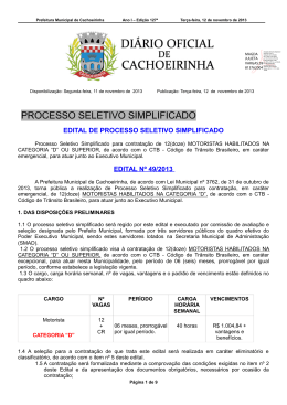 12-11-2013 - Prefeitura Municipal de Cachoeirinha